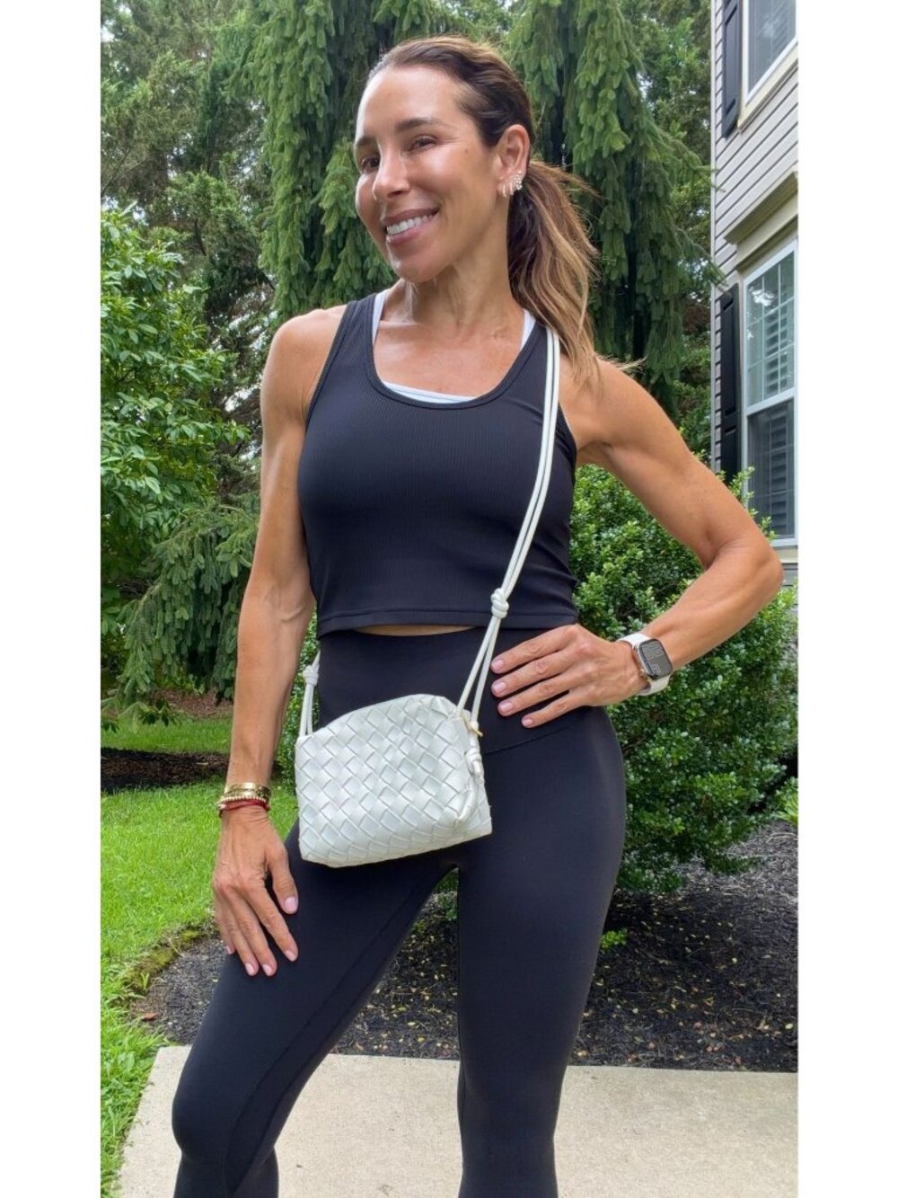 Bottega Veneta Mini White Loop Shoulder Bag